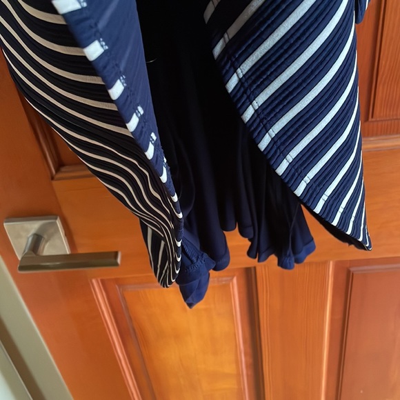 Anthropologie Hutch Kinsley Stripe Cutout Dress Xs - Picture 7 of 8